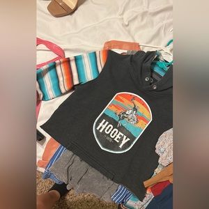 Hooey cropped hoodie